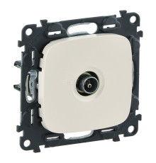 Розетка TV кінцева Legrand 753860 Valena Allure, слонова кістка, пластик, для врізного монтажу