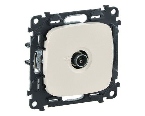 Розетка TV кінцева Legrand 753860 Valena Allure, слонова кістка, пластик, для врізного монтажу