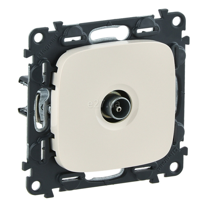 Розетка TV кінцева Legrand 753860 Valena Allure, слонова кістка, пластик, для врізного монтажу · Legrand · legrand-753860