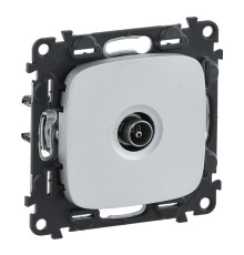Розетка TV одиночна Legrand 753951 Valena Allure, алюміній, пластик, для врізного монтажу