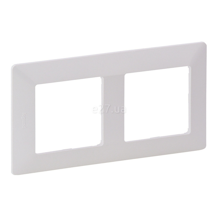 Рамка 2 поста Legrand 754002 Valena Life, білий, пластик · Legrand · legrand-754002