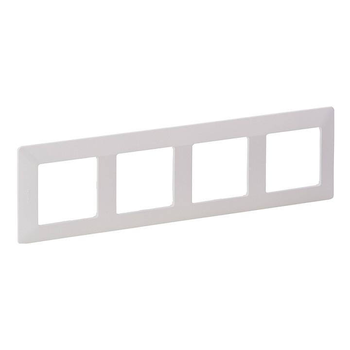 Рамка 4 поста Legrand 754004 Valena Life, білий, пластик · Legrand · legrand-754004