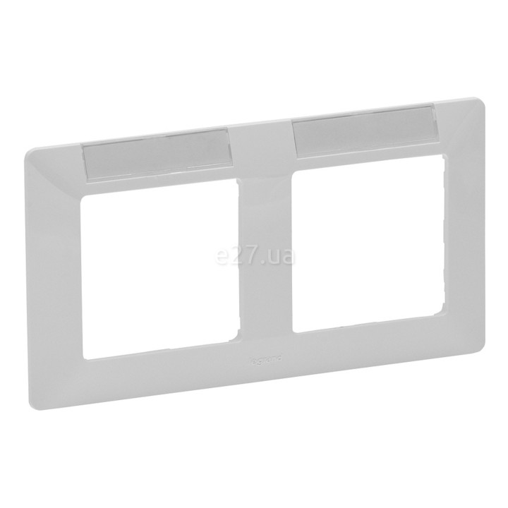 Рамка 2 поста Legrand 754012 Valena Life, білий, пластик · Legrand · legrand-754012