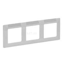 Рамка 3 поста Legrand 754013 Valena Life, білий, пластик