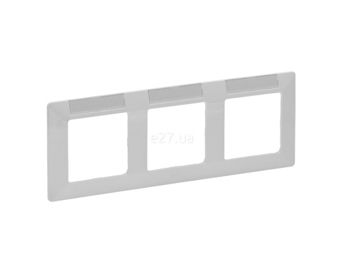 Рамка 3 поста Legrand 754013 Valena Life, білий, пластик