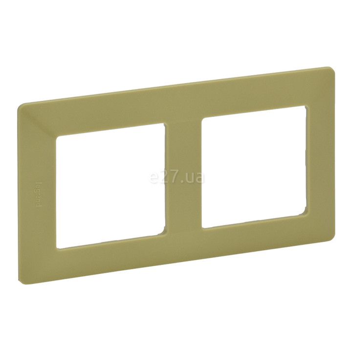Рамка 2 поста Legrand 754082 Valena Life, лайм, пластик · Legrand · legrand-754082