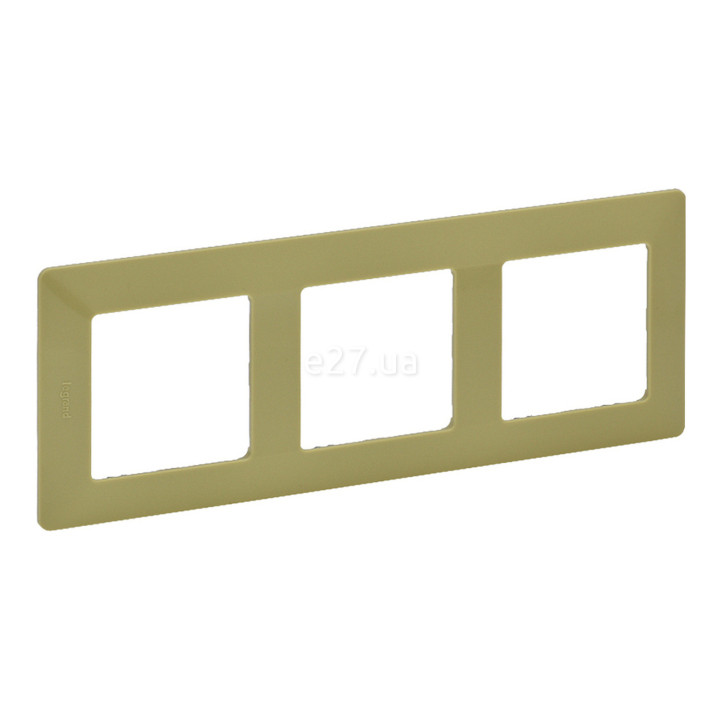 Рамка 3 поста Legrand 754083 Valena Life, лайм, пластик · Legrand · legrand-754083