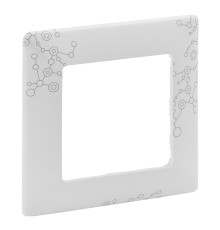 Рамка 1 пост Legrand 754121 Valena Life, ел грей, пластик