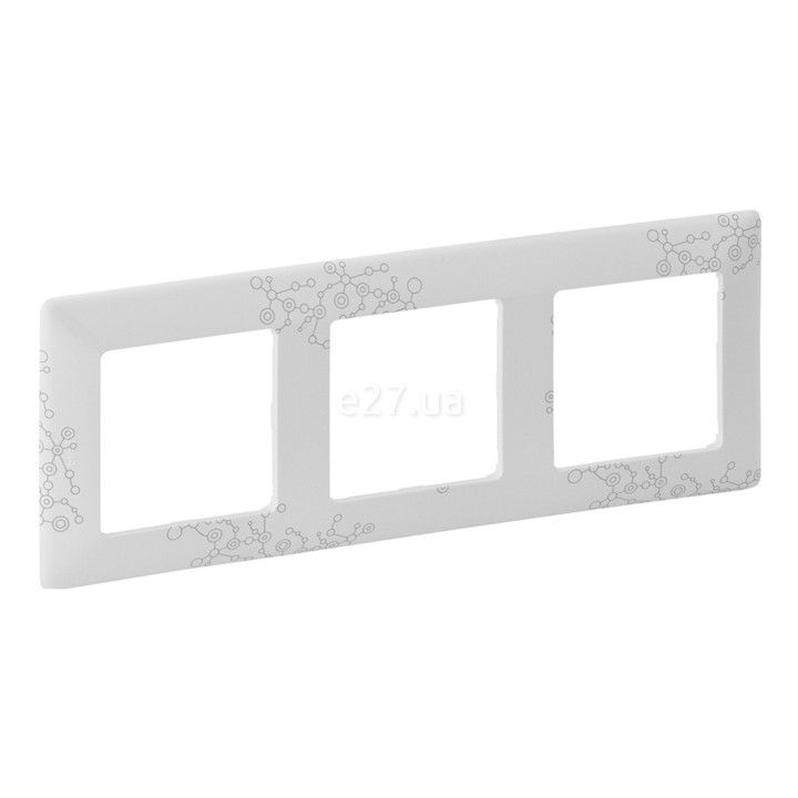 Рамка 3 поста Legrand 754123 Valena Life, ел грей, пластик · Legrand · legrand-754123