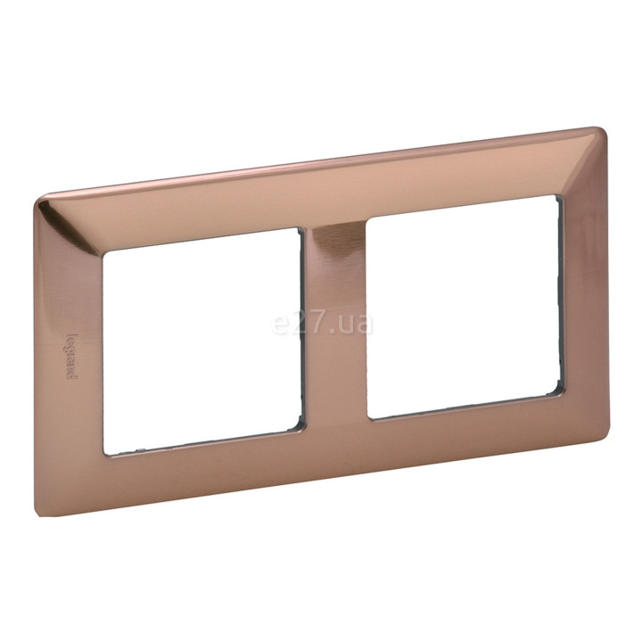 Рамка 2 поста Legrand 754162 Valena Life, мідь, пластик · Legrand · legrand-754162