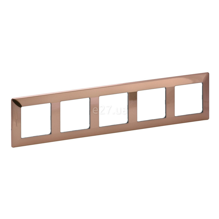 Рамка 5 постів Legrand 754165 Valena Life, мідь, пластик · Legrand · legrand-754165