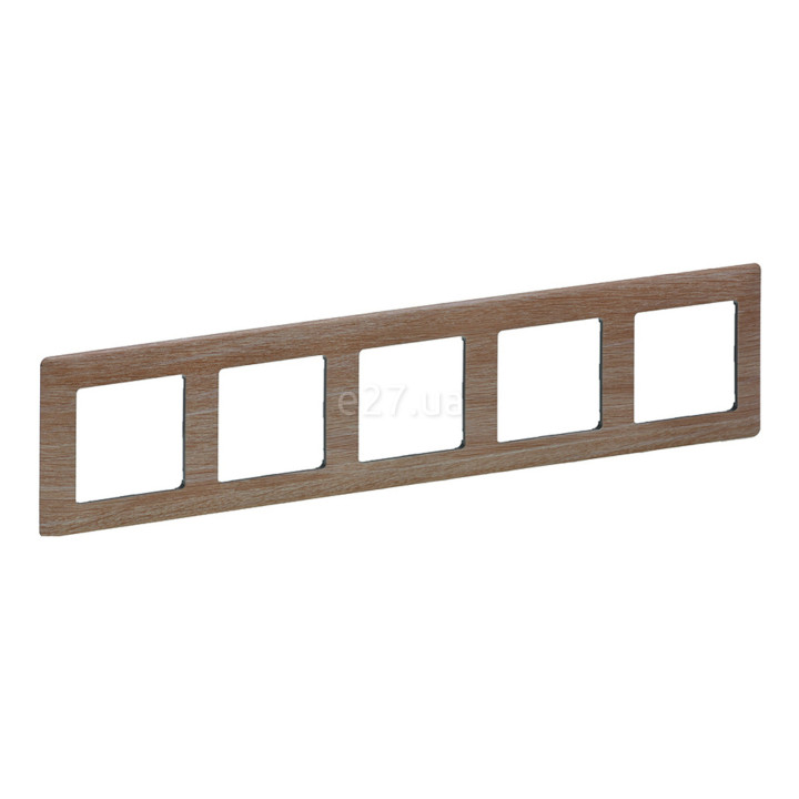 Рамка 5 постів Legrand 754185 Valena Life, світле дерево, пластик · Legrand · legrand-754185