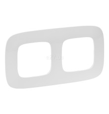 Рамка 2 поста Legrand 754302 Valena Allure, білий, пластик