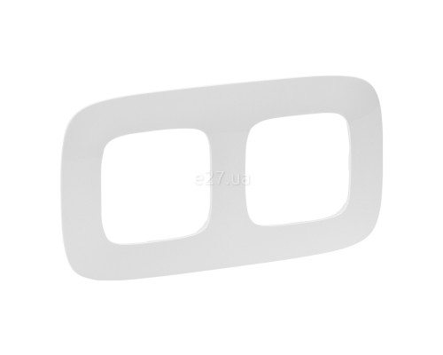 Рамка 2 поста Legrand 754302 Valena Allure, білий, пластик
