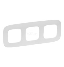 Рамка 3 поста Legrand 754303 Valena Allure, білий, пластик