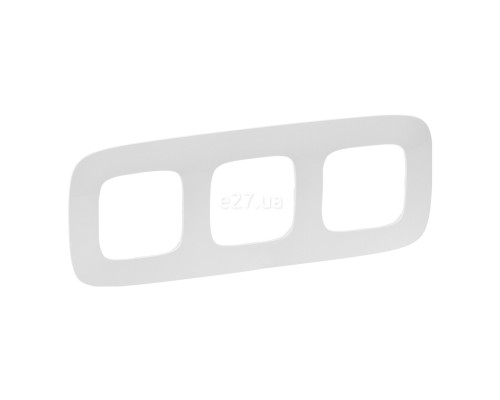 Рамка 3 поста Legrand 754303 Valena Allure, білий, пластик