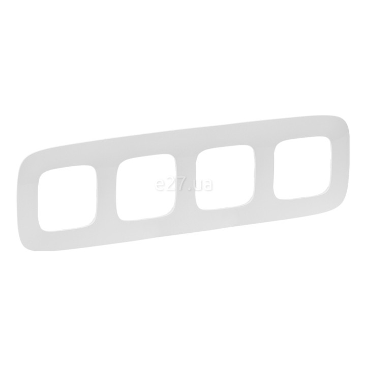 Рамка 4 поста Legrand 754304 Valena Allure, білий, пластик · Legrand · legrand-754304