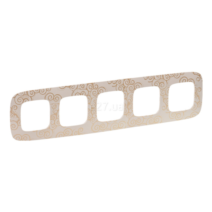 Рамка 5 постів Legrand 754355 Valena Allure, нарцис золото, пластик · Legrand · legrand-754355