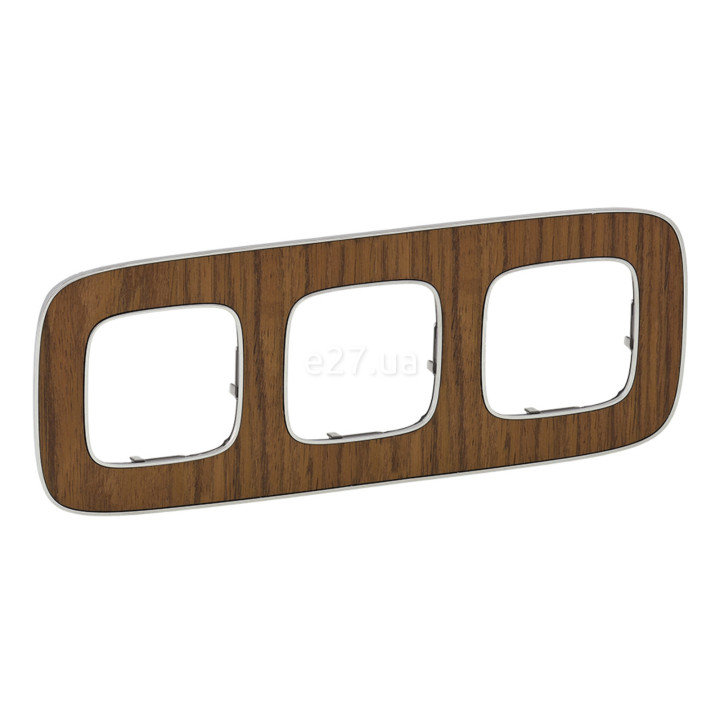 Рамка 3 поста Legrand 754463 Valena Allure, горіх, пластик · Legrand · legrand-754463