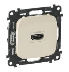 Розетка HDMI Legrand 754716 Valena Allure, слонова кістка, пластик, для врізного монтажу