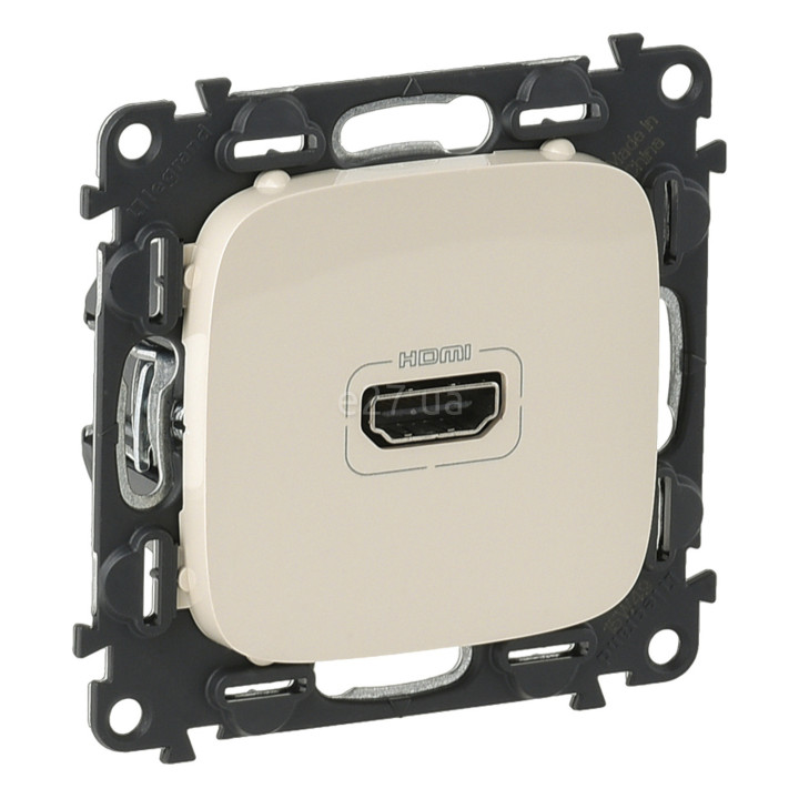 Розетка HDMI Legrand 754716 Valena Allure, слонова кістка, пластик, для врізного монтажу · Legrand · legrand-754716