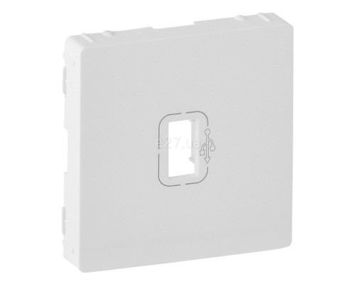 Лицьова панель USB-розетки Legrand 754750 Valena Life, білий, пластик
