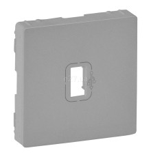 Лицьова панель USB-розетки Legrand 754752 Valena Life, алюміній, пластик