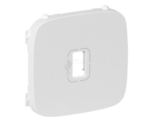 Лицьова панель USB-розетки Legrand 754755 Valena Allure, білий, пластик