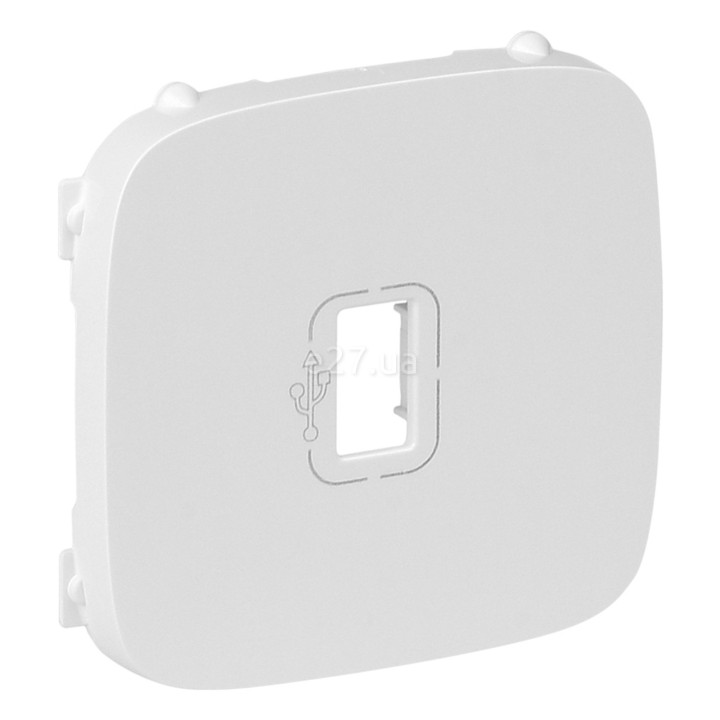 Лицьова панель USB-розетки Legrand 754755 Valena Allure, білий, пластик · Legrand · legrand-754755