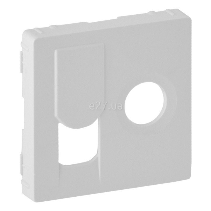 Лицьова панель розетки TV і RJ45 Legrand 754830 Valena Life, білий, пластик · Legrand · legrand-754830