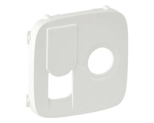 Лицьова панель розетки TV і RJ45 Legrand 754835 Valena Allure, білий, пластик
