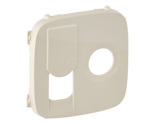 Лицьова панель розетки TV і RJ45 Legrand 754836 Valena Allure, слонова кістка, пластик
