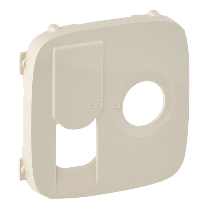 Лицьова панель розетки TV і RJ45 Legrand 754836 Valena Allure, слонова кістка, пластик · Legrand · legrand-754836
