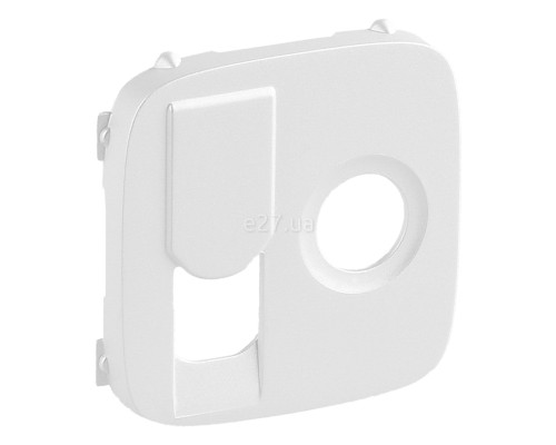 Лицьова панель розетки TV і RJ45 Legrand 754839 Valena Allure, перлина, пластик