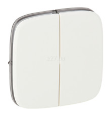 Лицьова панель вимикача Legrand 755025 Valena Allure, білий, пластик