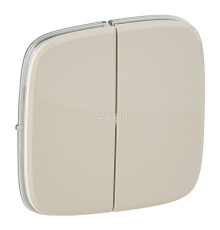 Лицьова панель вимикача Legrand 755026 Valena Allure, слонова кістка, пластик