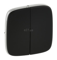 Лицьова панель вимикача Legrand 755028 Valena Allure, антрацит, пластик