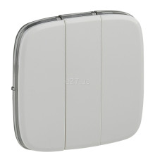Лицьова панель вимикача Legrand 755035 Valena Allure, білий, пластик
