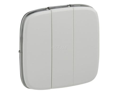 Лицьова панель вимикача Legrand 755035 Valena Allure, білий, пластик