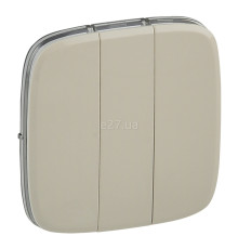 Лицьова панель вимикача Legrand 755036 Valena Allure, слонова кістка, пластик