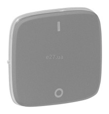 Лицьова панель вимикача Legrand 755127 Valena Allure, алюміній, пластик