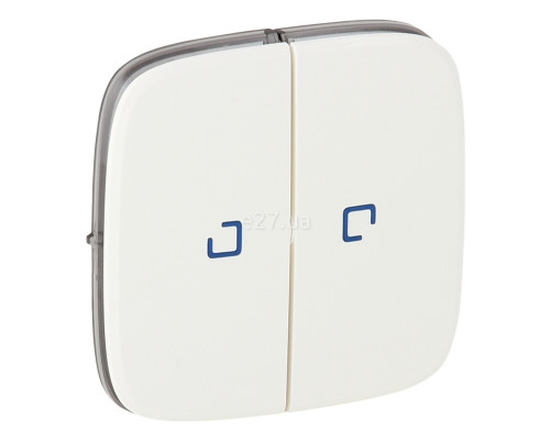 Лицьова панель вимикача Legrand 755225 Valena Allure, білий, пластик