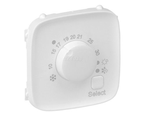 Лицьова панель терморегулятора Legrand 755315 Valena Allure, білий, пластик