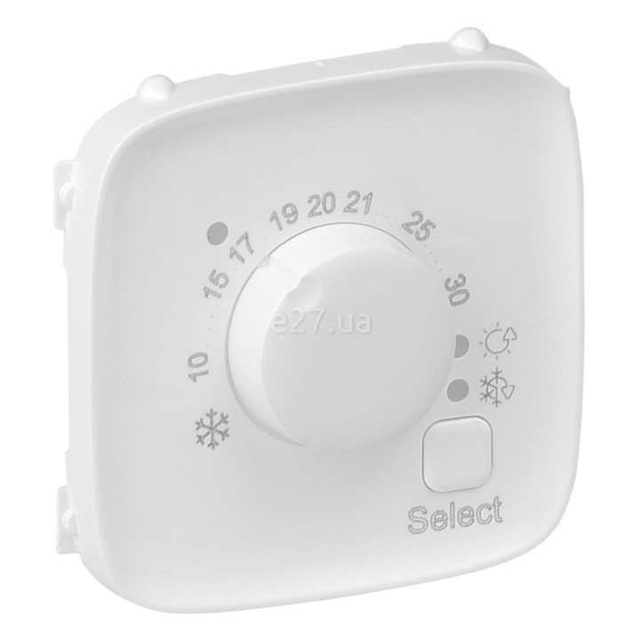 Лицьова панель терморегулятора Legrand 755315 Valena Allure, білий, пластик · Legrand · legrand-755315