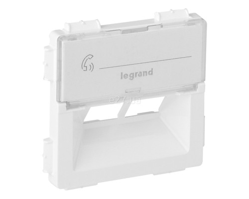 Лицьова панель розетки RJ45 Legrand 755380 Valena Life, білий, пластик