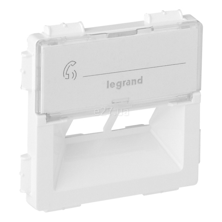 Лицьова панель розетки RJ45 Legrand 755380 Valena Life, білий, пластик · Legrand · legrand-755380