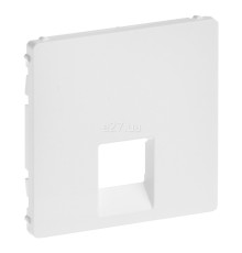 Лицьова панель розетки RJ45 Legrand 755410 Valena Life, білий, пластик