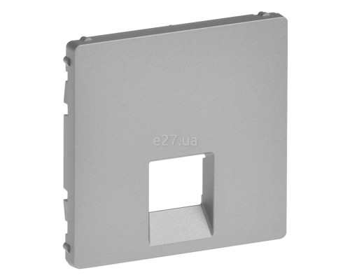 Лицьова панель розетки RJ45 Legrand 755412 Valena Life, алюміній, пластик