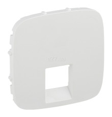 Лицьова панель розетки RJ45 Legrand 755415 Valena Allure, білий, пластик