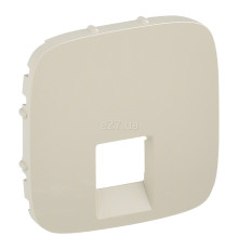 Лицьова панель розетки RJ45 Legrand 755416 Valena Allure, слонова кістка, пластик